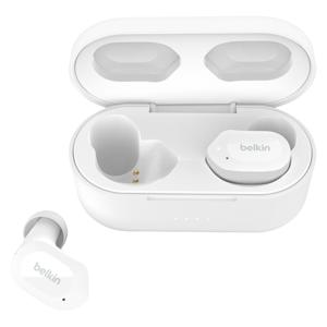 Belkin SOUNDFORM Play True Wireless Earbuds | White Color | Bluetooth Headphone | BL-TWS-C005-WH