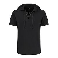 Men's Shirt Hot Stamping Graphic Prints Turndown Street Casual Button-Down Print Short Sleeve Tops Casual Fashion Breathable Green Black Blue / Summer miniinthebox - thumbnail