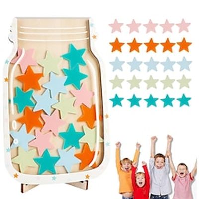 Personalized Reward Jar with Token Star Reward Jar Children's Classroom Incentive Jar Savings Jar Lightinthebox