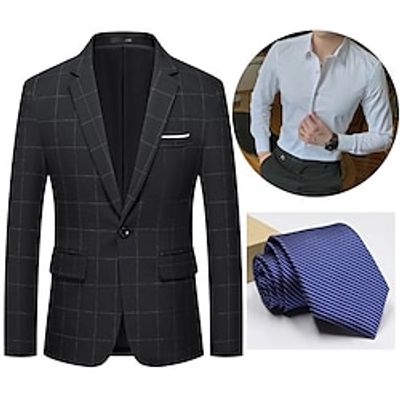 Retro Vintage Roaring 20s 1920s Outfits Suits  Blazers The Great Gatsby Gentleman Men's Cosplay Costume Masquerade Party Party  Evening Coat miniinthebox