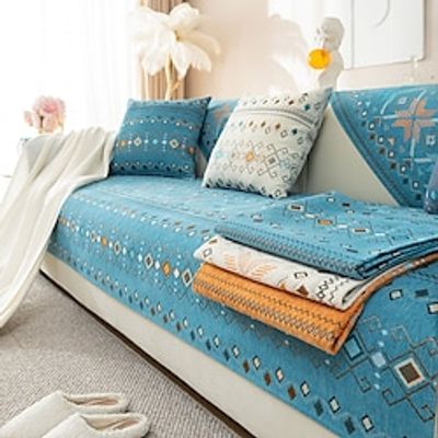 Couch Covers Sectional Sofa Cover Anti Scratch for Dogs Pet, Boho Sofa Seat Towel Mat, Slipcovers For Love Seat,L Shaped,Arm Chair Protector(Not Sold By A Set) miniinthebox