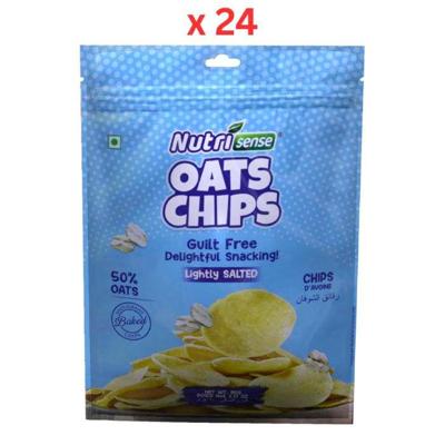 Nutrisense Lightly Salted Oats Chips 90G Pack of 24