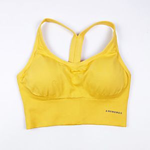 Women's Scoop Neck Yoga Top Summer Open Back Solid Color Nude Yellow Dark Blue Nylon Yoga Fitness Gym Workout Top Sleeveless Sport Activewear Quick Dry Breathable Comfortable Freedom Stretchy Slim Lightinthebox