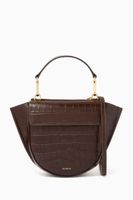 Hortensia Mini Bag in Croc-embossed Leather - thumbnail