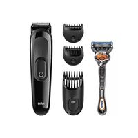 Braun 4 in 1 Beard Trimmer SK3000GP | Styling Kit with Gillette Fusion 5 Razor