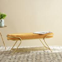 Upholstered Bench - 119x41x46 cms