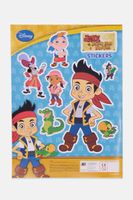 Jake And The Never Land Pirates 7 Pcs Stickers Blue Combo Jake And The Never Land Pirates 7 Pcs Stickers Blue Combo
