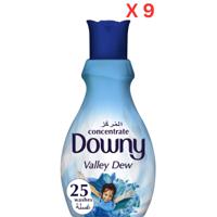 Downy Concentrate Valley Dew - 1 Liter x 9