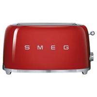 Smeg Toaster 4 Slice - Red (TSF02RDUK)