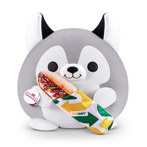 Zuru Snackles Series 1 Nancy The Huskie & Subway Medium 13-Inch Plush Toy