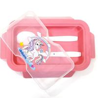 Eazy Kids Unicorn Snack Box With Spoon & Fork - Beauty EZ_SNB_BU