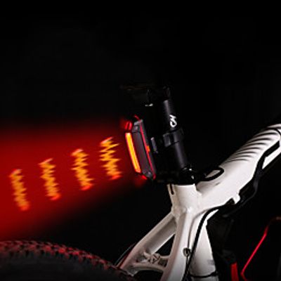 LED Bike Light Rear Bike Tail Light LED Bicycle Cycling Portable Wide Angle Quick Release Lightweight Li-polymer 110 lm Rechargeable Battery RGB Red Cycling / Bike miniinthebox