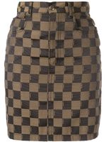 Fendi Pre-Owned logo skirt - Brown