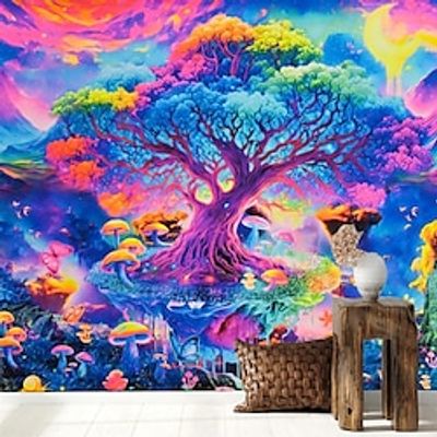 Botanical Wallpaper Mural Tree of Life Wall Covering Sticker Peel and Stick Removable PVC/Vinyl Material Self Adhesive/Adhesive Required Wall Decor for Living Room Kitchen Bathroom miniinthebox Botanical Wallpaper Mural Tree of Life Wall Covering Sticker Peel and Stick Removable PVC/Vinyl Material Self Adhesive/Adhesive Required Wall Decor for Living Room Kitchen Bathroom miniinthebox