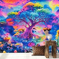 Botanical Wallpaper Mural Tree of Life Wall Covering Sticker Peel and Stick Removable PVC/Vinyl Material Self Adhesive/Adhesive Required Wall Decor for Living Room Kitchen Bathroom miniinthebox - thumbnail