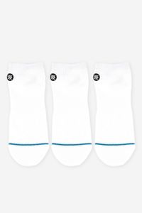 Mens Icon Low 3 Pack Socks  White