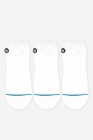 Mens Icon Low 3 Pack Socks  White - thumbnail