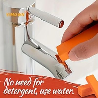 1PC Easy Limescale Eraser, Bathroom Glass Rust Remover Rubber, Household Kitchen Cleaning Tool, Cleaning Tools, Cleaning Brush miniinthebox