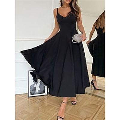 Women's Black Dress Prom Dress Party Dress Long Dress Maxi Dress Black Sleeveless Plain Backless Summer Spring Fall Spaghetti Strap Maxi Winter Dress Wedding Guest Evening Party S M L XL XXL 3XL Lightinthebox Women's Black Dress Prom Dress Party Dress Long Dress Maxi Dress Black Sleeveless Plain Backless Summer Spring Fall Spaghetti Strap Maxi Winter Dress Wedding Guest Evening Party S M L XL XXL 3XL Lightinthebox
