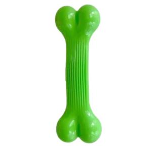 Miss Bear Green TPR I-Bone Dog Chew Toy - Medium Dogs