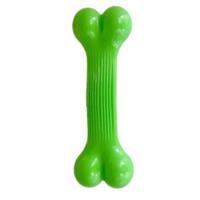 Miss Bear Green TPR I-Bone Dog Chew Toy - Medium Dogs