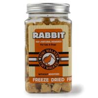 Kiwi Walker Freeze Dried Grain Free Snack Rabbit Cubes Cat And Dog Treats - 75G