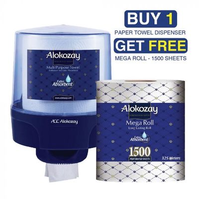 Alokozay Paper Towel Dispenser ( Mega & Maxi Roll Dispenser)