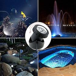 Solar LED Pond Spotlights Submersible Pond Lights with 3 Lamps 18 LEDs Landscape Spotlight Underwater Lights IP68 Waterproof Solar Garden Lights for Pond Garden Fountain Outdoor Lawn Decoration Lightinthebox