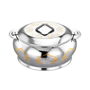 Royalford Romeo Stainless Steel Hot Pot 5000ML-(Silver)-(RF11447)