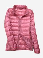 Solid Color Stand Collar Women Down Jackets