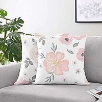 Double Side Cushion Cover 1PC Soft Decorative Square Throw Pillow Cover Cushion Case Pillowcase for Sofa Bedroom Superior Quality Machine Washable miniinthebox - thumbnail