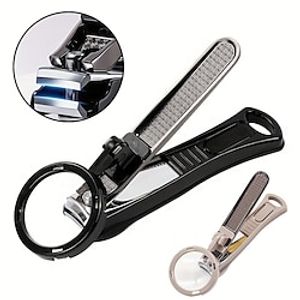 RIMEI Nail Clipper with Magnifying Glass, Portable Nail Clipper Heavy Duty Nail Cutter Smart Nail Clippers Magnifier Loupe Set For Seniors Lightinthebox