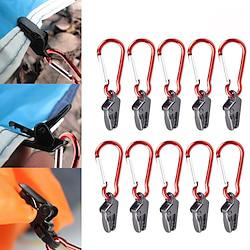 10pcs/set Tarp Clips Clamps Holding Up Canopy Alligator Mouth Lock Grip Clip Lightinthebox