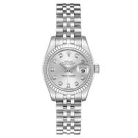Datejust Steel White Gold Diamond Ladies Watch 179174 Box Papers - thumbnail
