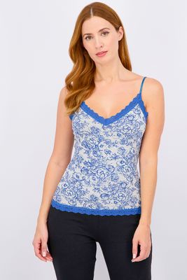 Womens Camisole Floral print Grey Combo Womens Camisole Floral print Grey Combo