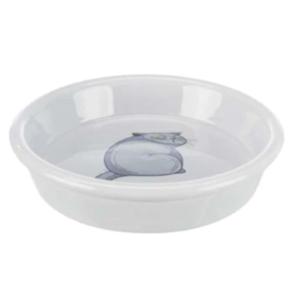 Trixie Ceramic Bowl With Motif - Grey - 13CM