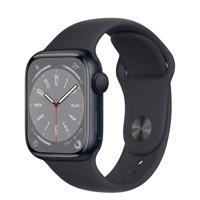 Apple Watch Series 8 (GPS), 41mm, Midnight Aluminium Case with Midnight Sport Band