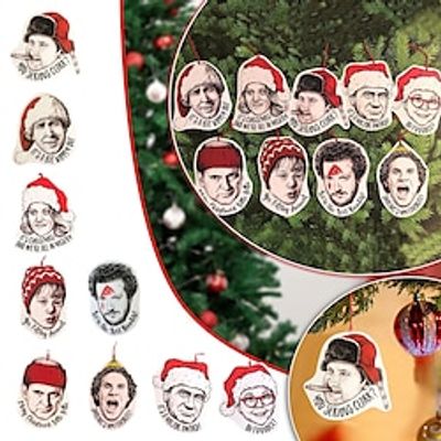 Christmas Tree Pendant, 2D Acrylic Christmas Decorations Pendant Christmas Characters Xmas Gift Home Decorations miniinthebox