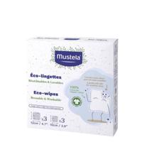 Mustela Reusable & Washable Eco-Wipes x6