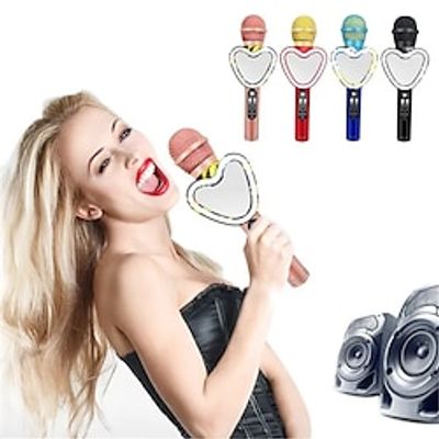 Wireless Bluetooth Condenser Phone Microphone Speaker Handheld Music Player MIC Singing Recorder KTV Karaoke Microphone Lightinthebox Wireless Bluetooth Condenser Phone Microphone Speaker Handheld Music Player MIC Singing Recorder KTV Karaoke Microphone Lightinthebox