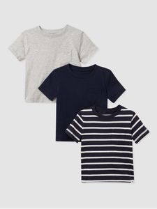Toddler Crewneck T-Shirt, 3-Pack