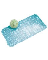 Interdesign Pebbles Bath Mat 2 x 4.5 x 17 inch Blue