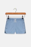 Kids Girls Twill Shorts  Blue - thumbnail