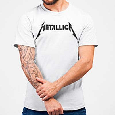 Men's Unisex Tee T shirt Hot Stamping Graphic Prints Letter Plus Size Print Short Sleeve Casual Tops Cotton Basic Fashion Designer Big and Tall White Lightinthebox Men's Unisex Tee T shirt Hot Stamping Graphic Prints Letter Plus Size Print Short Sleeve Casual Tops Cotton Basic Fashion Designer Big and Tall White Lightinthebox