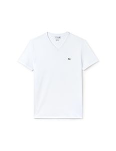 V-Neck Pima Cotton Jersey T-Shirt