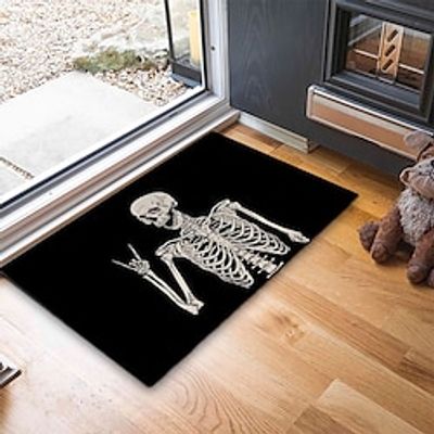 Cartoon Halloween Floor Mat Horror Themed Pumpkin Decoration Entrance Mat Entrance Dust Carpet miniinthebox