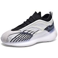 Men's Loafers  Slip-Ons Sporty Daily Running Shoes Walking Shoes Tissage Volant Non-slipping Black / White Black / Red Gray Fall Spring miniinthebox - thumbnail