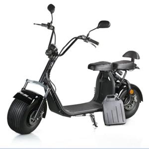 Megawheels Coco Harley Station Electric Scooter With 60V Lithium Removable Battery- Black