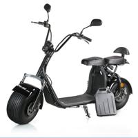 Megawheels Coco Harley Station Electric Scooter With 60V Lithium Removable Battery- Black - thumbnail