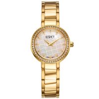 Ecstacy Womens Analog White Dial Watch - E20504-GBGM Ecstacy Womens Analog White Dial Watch - E20504-GBGM